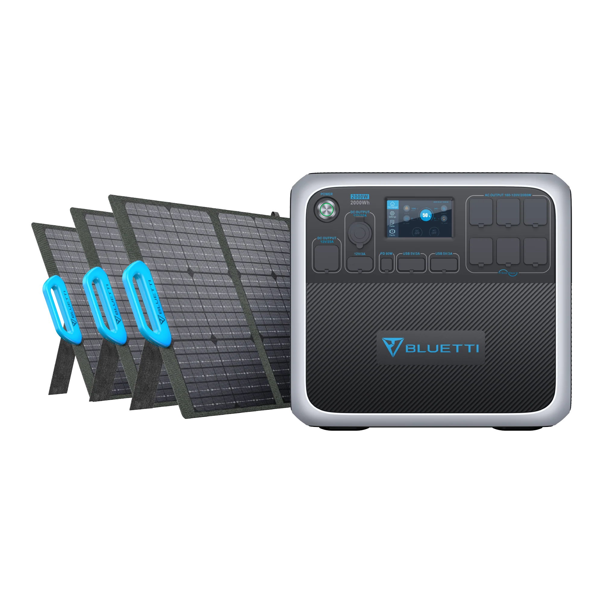【Phased Out】BLUETTI AC200P + 3*PV120 Solar Generator Kit - Image 11
