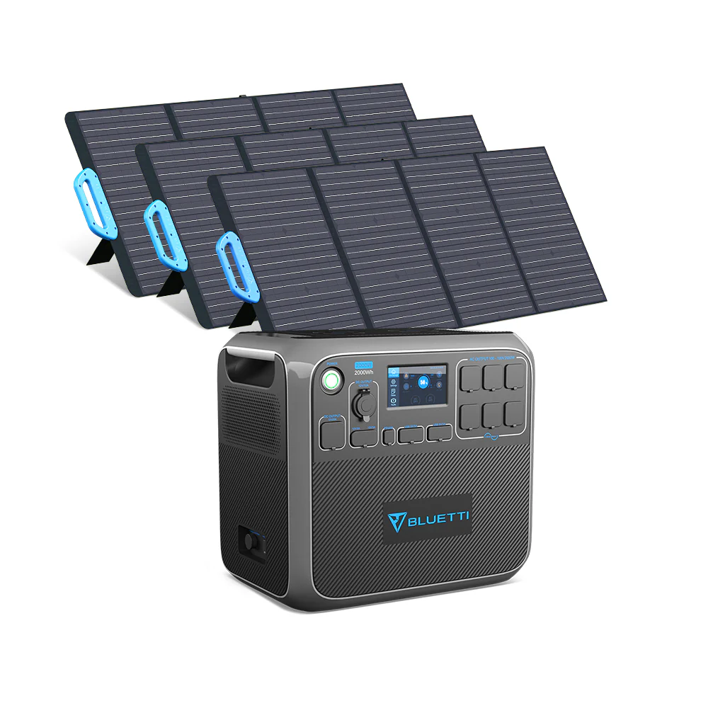 【Phased Out】BLUETTI AC200P + 3*PV120 Solar Generator Kit - Image 12