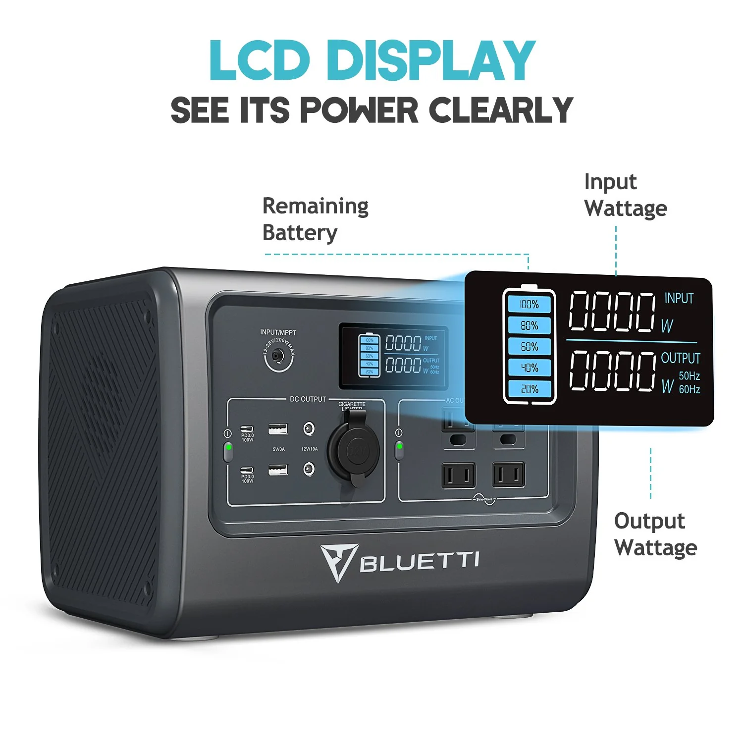 【Discontinued】BLUETTI EB70S Portable Power Station | 800W 716Wh - Image 14