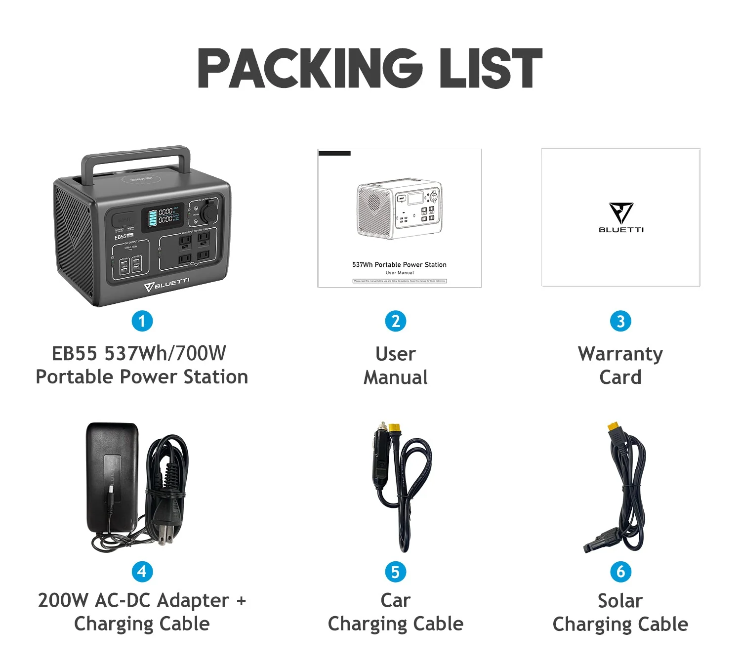 【Sold Out】BLUETTI EB55 Portable Power Station | 700W 537Wh - Image 15